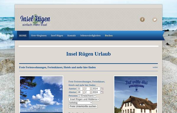 Vorschau von www.ruegen.at, Ruegen.at; Inhaber: Andreas Horst