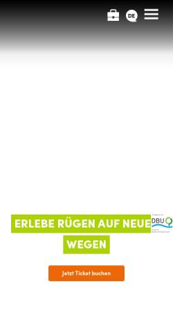 Vorschau der mobilen Webseite www.nezr.de, Naturerbe Zentrum Rügen