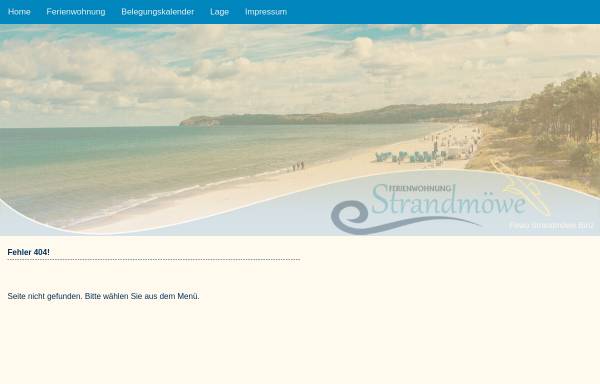 Vorschau von www.strandmoewe-binz.de, Ferienwohnung Strandmöwe; Inh.: Familie Wagner