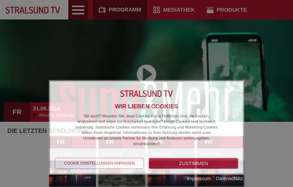 Vorschau von www.fas-tv.de, FAS - Fernsehen am Strelasund