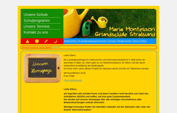 Vorschau von montessori-grundschule-stralsund.de, Maria Montessori Grundschule
