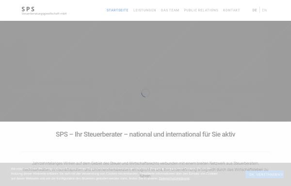 Vorschau von www.sps-steuer.de, S.P.S. Steuerberatungsgesellschaft mbh