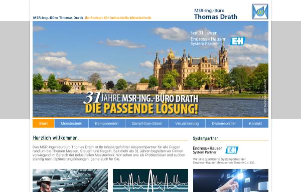 Vorschau von www.msr-th-drath.de, MSR-Ingenieur-Büro Drath