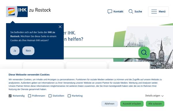 Vorschau von www.rostock.ihk24.de, IHK Rostock