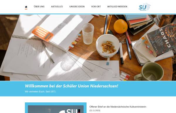 Vorschau von schuelerunion.de, Schüler Union Niedersachsen