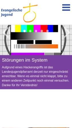 Vorschau der mobilen Webseite www.ejh.de, Landesjugendpfarramt