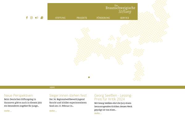 Vorschau von www.die-braunschweigische.de, Die Braunschweigische Stiftung