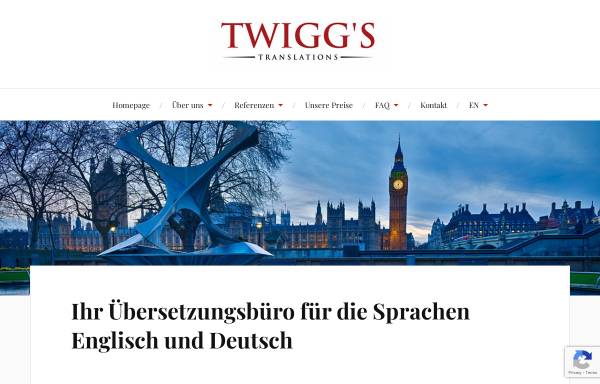 Vorschau von www.twigg.de, Twigg's Translations Übersetzungsbüro