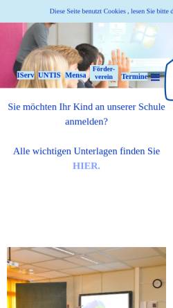 Vorschau der mobilen Webseite www.oberschule-wiefelstede.de, Oberschule Wiefelstede