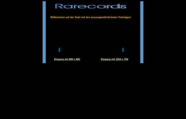 Vorschau von www.rarecords.de, Rarecords