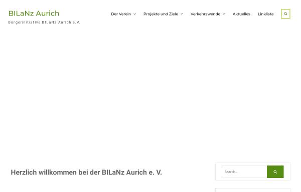 Vorschau von www.bilanz-aurich.de, Bürgerinitiative BILaNz Aurich e.V.