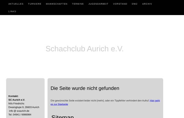 Vorschau von schachclub-aurich.de, Schachclub Aurich