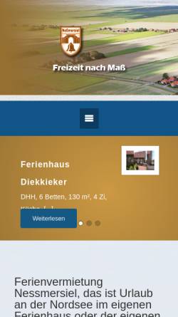 Vorschau der mobilen Webseite www.freizeitnachmass.de, Freizeit nach Maß