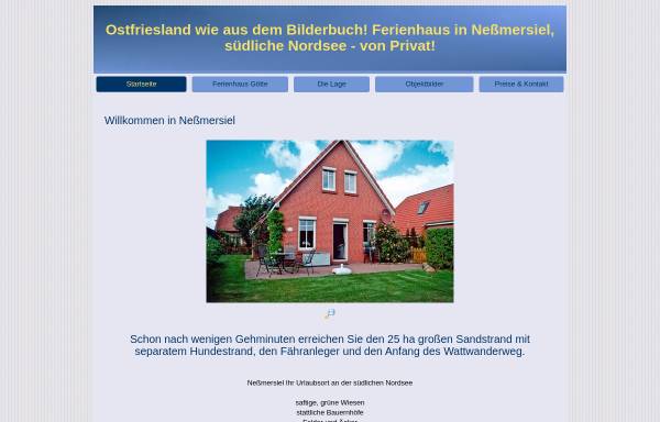 Vorschau von www.ferienhaus-privat.de, Ferienhaus, Familie Götte