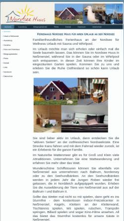 Vorschau der mobilen Webseite nordsee-huus.de, Nordsee-Huus - Inh. Petra Wershofen