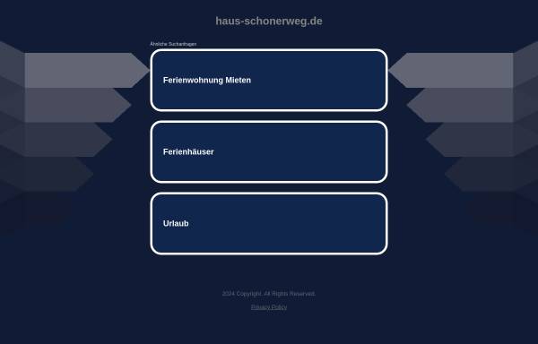 Vorschau von www.haus-schonerweg.de, Haus Schonerweg