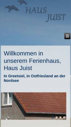 Ferienhaus Juist in Greetsiel