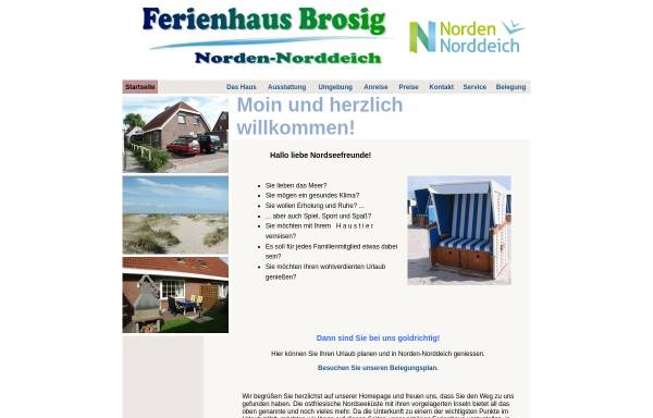 Vorschau von www.feha-norddeich.de, Ferienhaus, Claudia Schenk