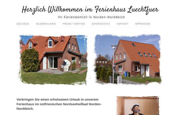 Vorschau von www.ferienhausinnorddeich.de, Ferienhaus, Familie Servient