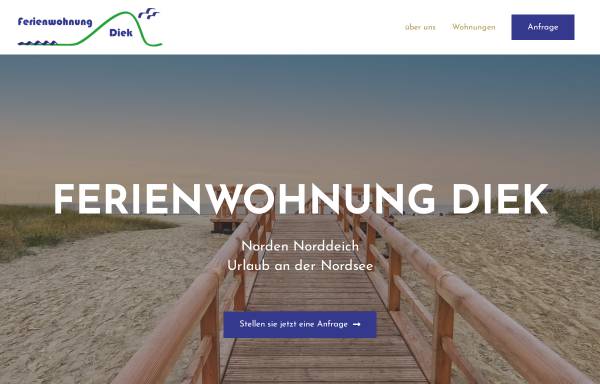 Vorschau von www.ferienwohnung-diek.de, Ferienwohnungen Diek und Haake