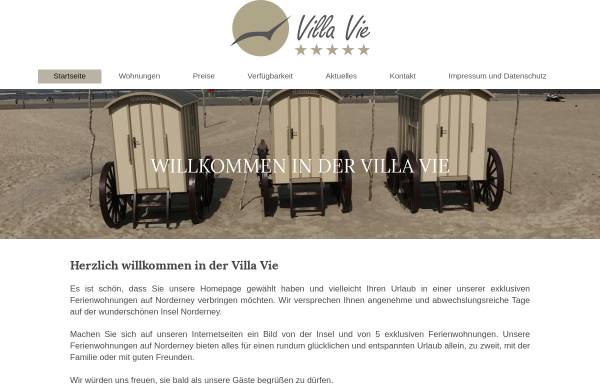 Vorschau von villavie.de, Villa Vie