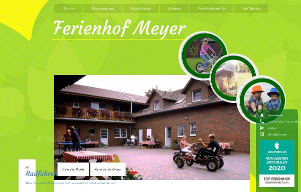 Vorschau von www.ferienhofmeyer.de, Ferienhof Meyer