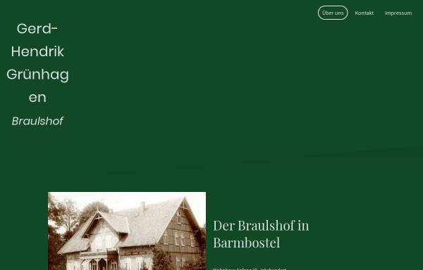 Braulshof, Familie Grünhagen