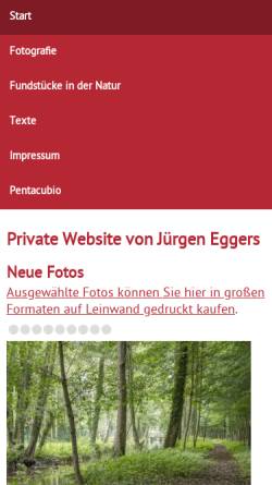 Vorschau der mobilen Webseite www.juergen-eggers.de, Dipl.-Ing. (FH) Jürgen Eggers