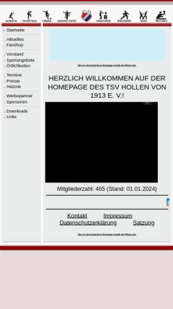 Vorschau der mobilen Webseite tsv-hollen-1913.npage.de, TSV Hollen von 1913 e.V. [Hollen]
