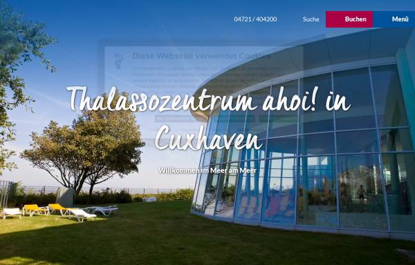 Vorschau von tourismus.cuxhaven.de, Thalassozentrum ahoi!