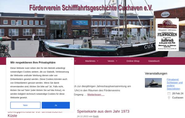 Föderverein Schifffahrtsgeschichte Cuxhaven e.V.