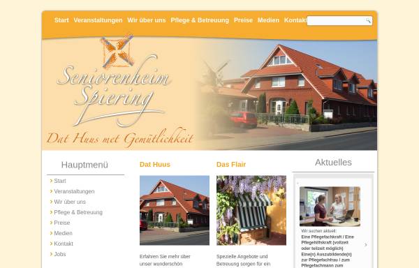 Vorschau von www.seniorenheim-spiering.de, Seniorenheim Spiering