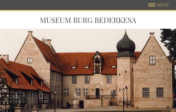 Vorschau von www.burg-bederkesa.de, Museum Burg Bederkesa