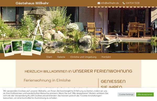 Vorschau von www.willkehr.de, Ferienwohnung, Familie Willkehr