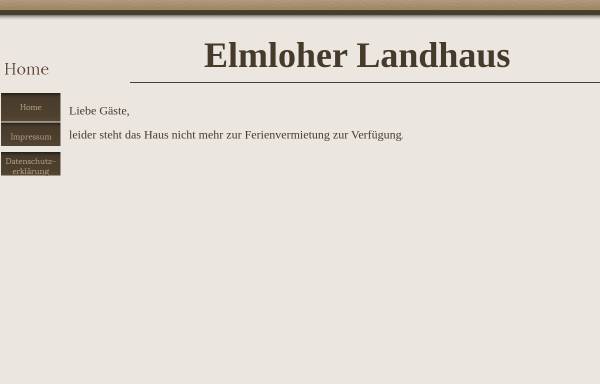 Vorschau von www.elmlohe.org, Elmloher Landhaus - Ferien im Cuxland