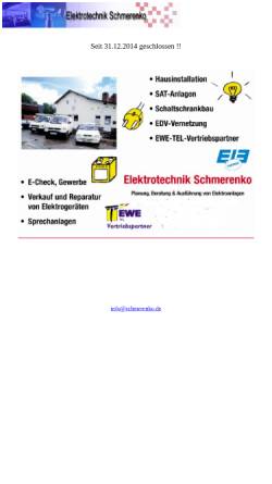 Vorschau der mobilen Webseite www.ewetel.net, Elektrotechnik Schmerenko