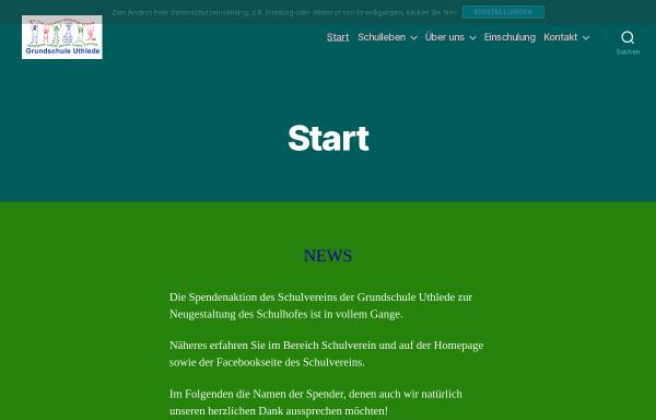 Vorschau von www.grundschule-uthlede.de, Grundschule Uthlede