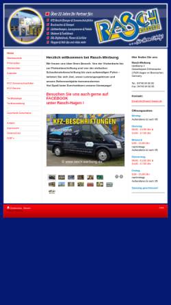 Vorschau der mobilen Webseite www.rasch-hagen.de, Rasch-Werbung