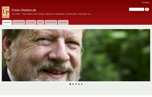 Vorschau von www.freier-redner.de, Uwe Peters