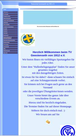 Vorschau der mobilen Webseite tv-geestenseth.npage.de, Turnverein Geestenseth von 1912 e.V.