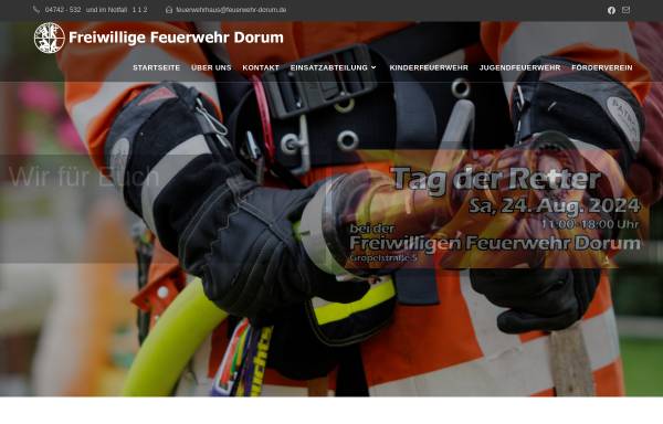 Vorschau von www.feuerwehr-dorum.de, Freiwillige Feuerwehr Dorum