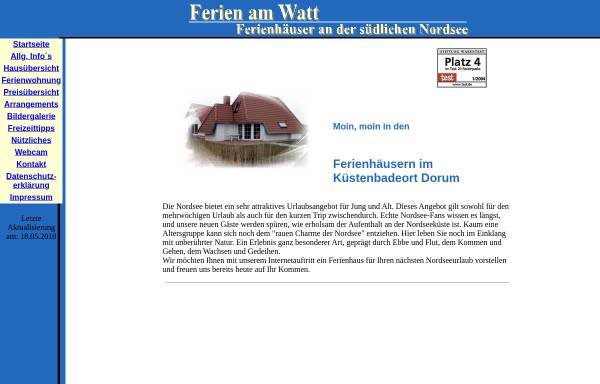 Vorschau von www.ferien-am-watt.de, Ferien am Watt [Liesen, Frank]