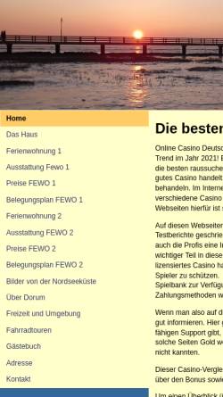 Vorschau der mobilen Webseite www.ferienwohnung-dorum.eu, Ferienwohnung in Dorum