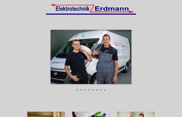 Vorschau von www.elektrotechnik-erdmann.de, Elektrotechnik Erdmann Dorum