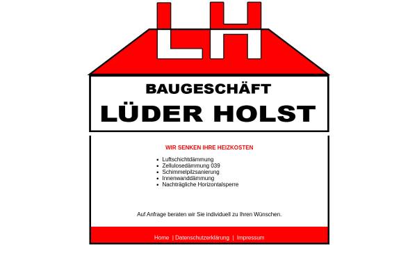 Vorschau von www.baugeschaeft-holst.de, Baugeschäft Lüder Holst