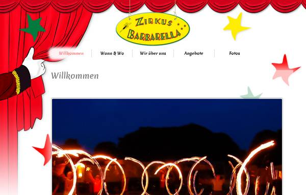Vorschau von www.zirkus-barbarella.de, Zirkus Barbarella