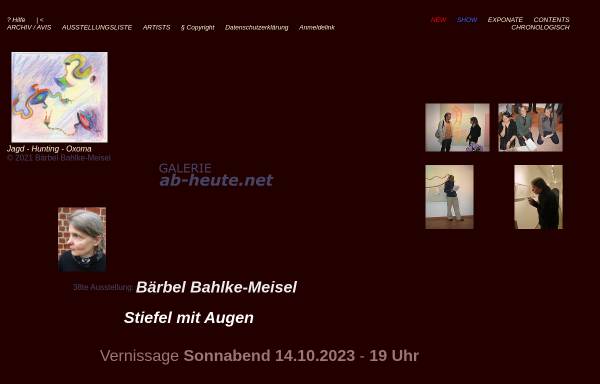 Vorschau von www.ab-heute.net, Galerie ab-heute.net - Dietmar Meisel & Bärbel Bahlke‑Meisel GbR