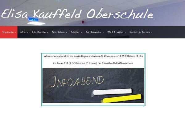 Vorschau von www.eko-jever.de, Elisa-Kauffeld-Oberschule EKO