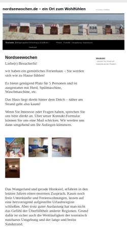 Vorschau der mobilen Webseite nordseewochen.de, Ferienwohnungen Nordseewochen