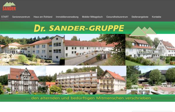 Vorschau von www.sander-badgrund.de, Sander-Gruppe
